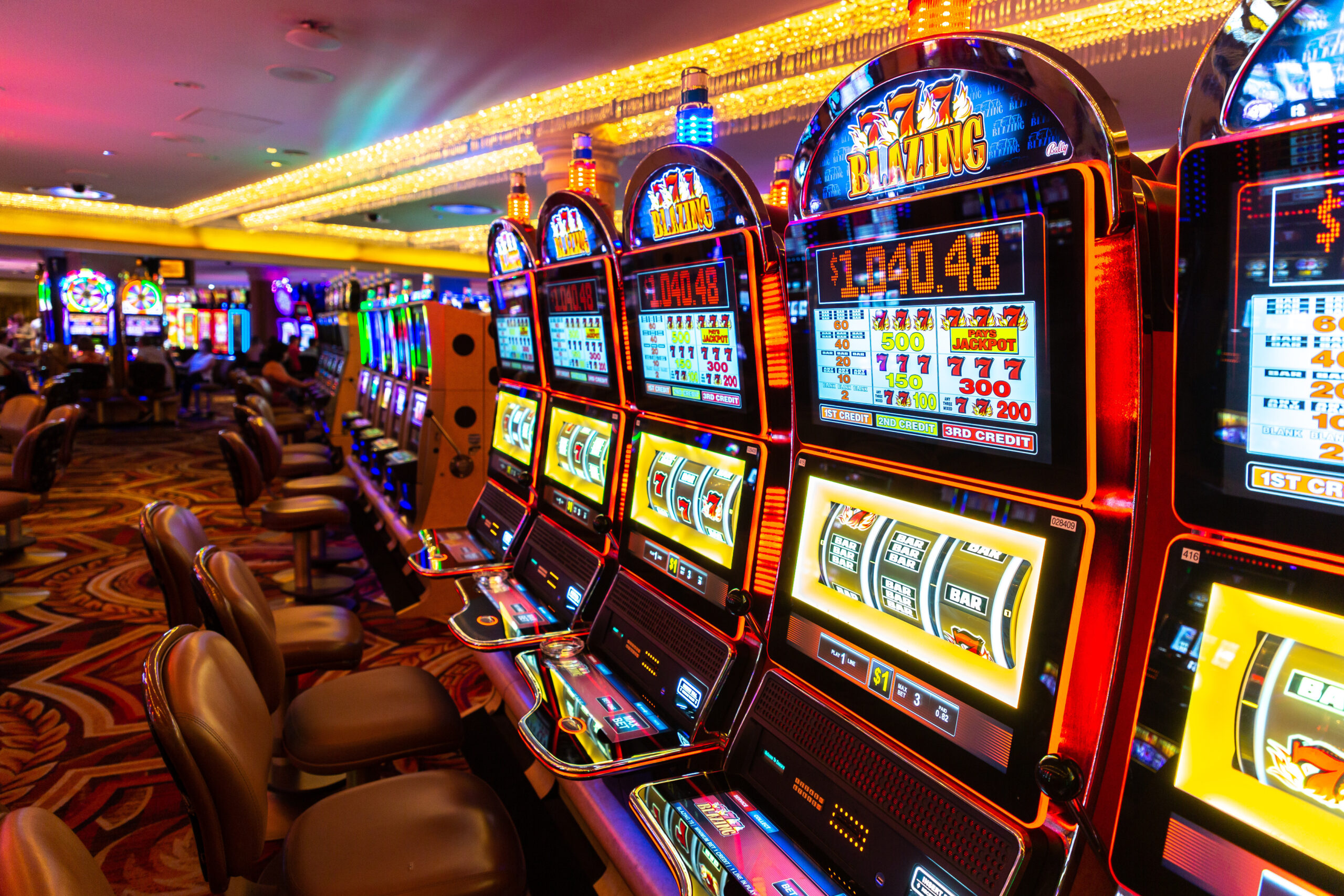 Slot Machines In A Casino
