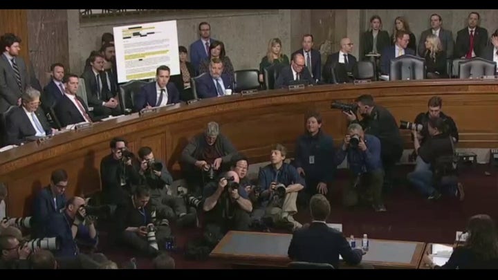 Pressed by GOP senator, Zuckerberg apologizes mid-hearing to families of victims Big Tech harms in audience