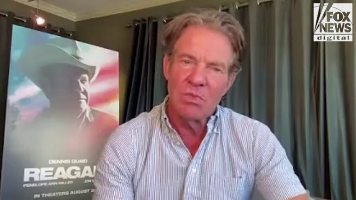 Dennis Quaid respected Ronald Reagan for letting his faith be a 