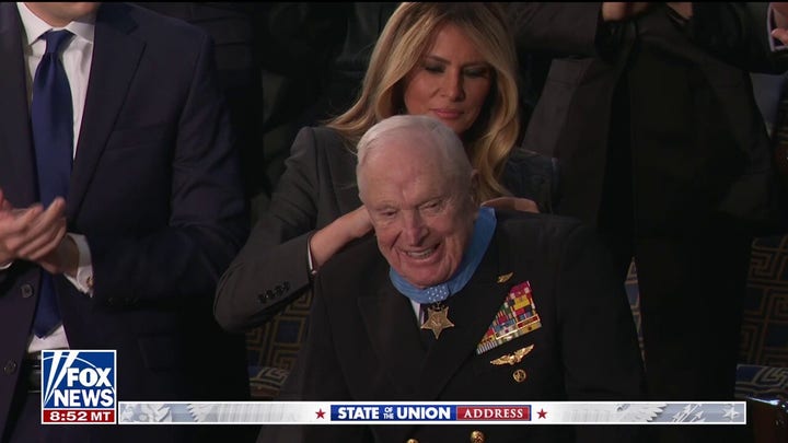 First lady Melania Trump awards Korean War veteran with the Congressional Medal of Honor