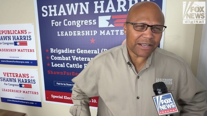 Democratic congressional candidate Shawn Harris, who’s running to fill Marjorie Taylor Green’s former seat, says ‘I’m not tied to my party’
